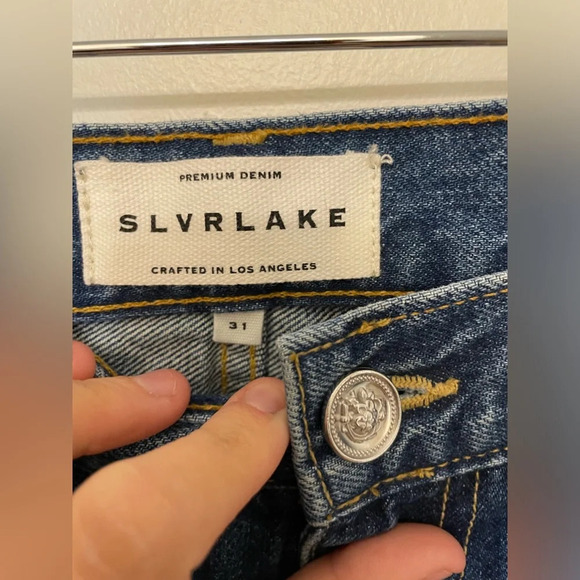 NWT $289|| SLVRLAKE Virginia Slim CLAREMONT, Jeans. Size 32 still on web… - Picture 6 of 13